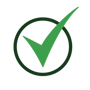green checkmark
