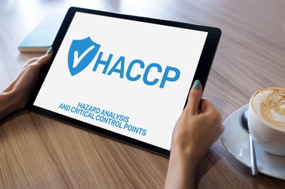HACCP - Hazard Analysis and Critical Control Point. Standard and certification, quality control management rules for food industry